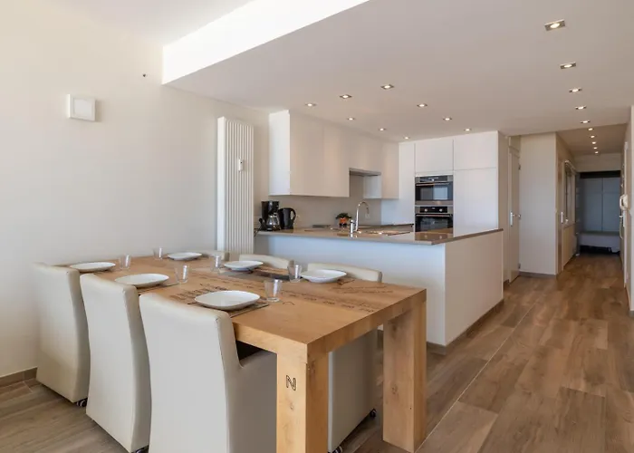 公寓 Bel Air - Luxury 2-bedroom With Sea View & Jacuzzi T48 奥斯滕德